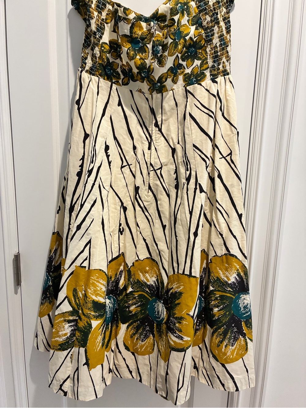 NWT Anthropologie Floral Halter Midi 16W Plus Size Petticoat Full Skirt Dress - Picture 8 of 10